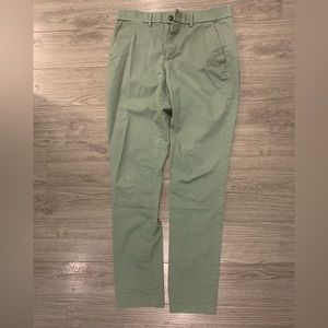 GAP forest green slim-fit chinos 31x34